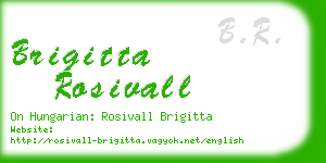 brigitta rosivall business card